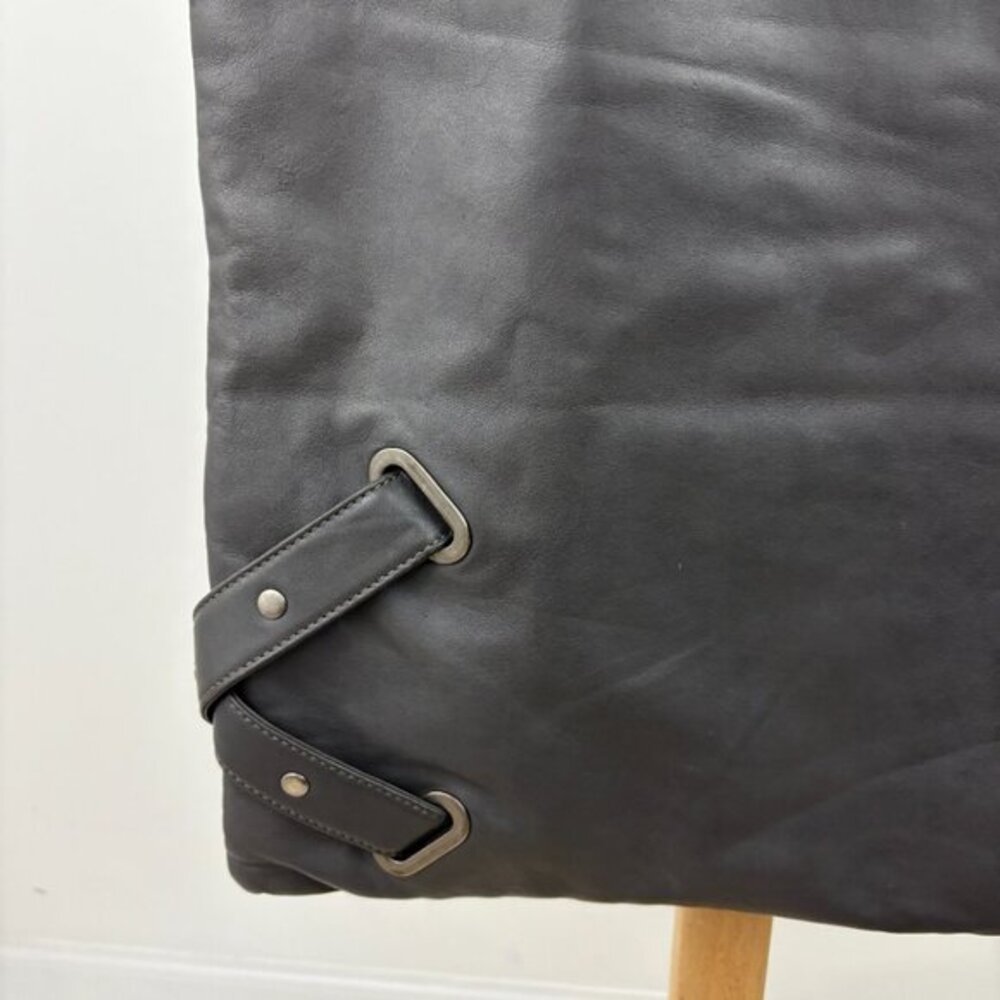 HOBO international Gray Leather Tote Shoulder Bag - Picture 4 of 14